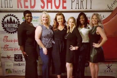 red shoes party